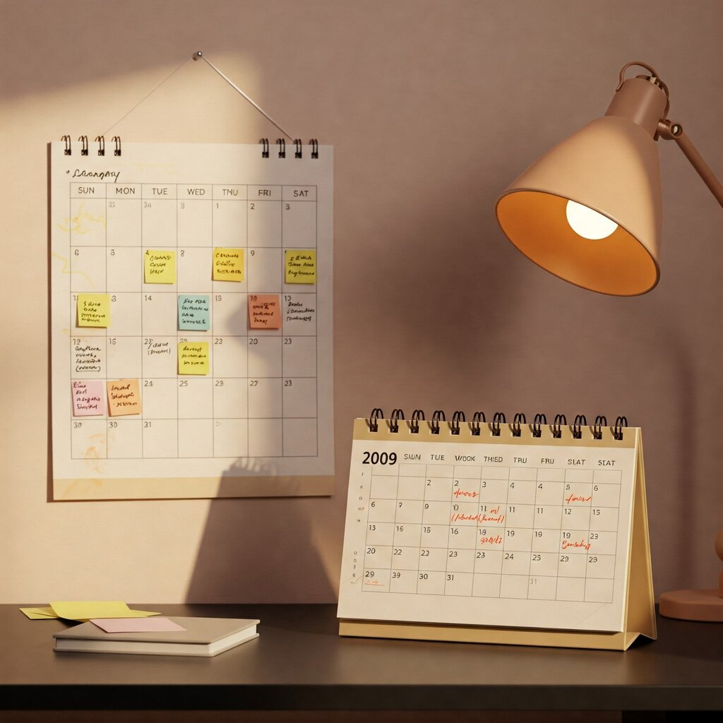 Lịch Treo Tường và Lịch Để Bàn: Nên Chọn Loại Nào?