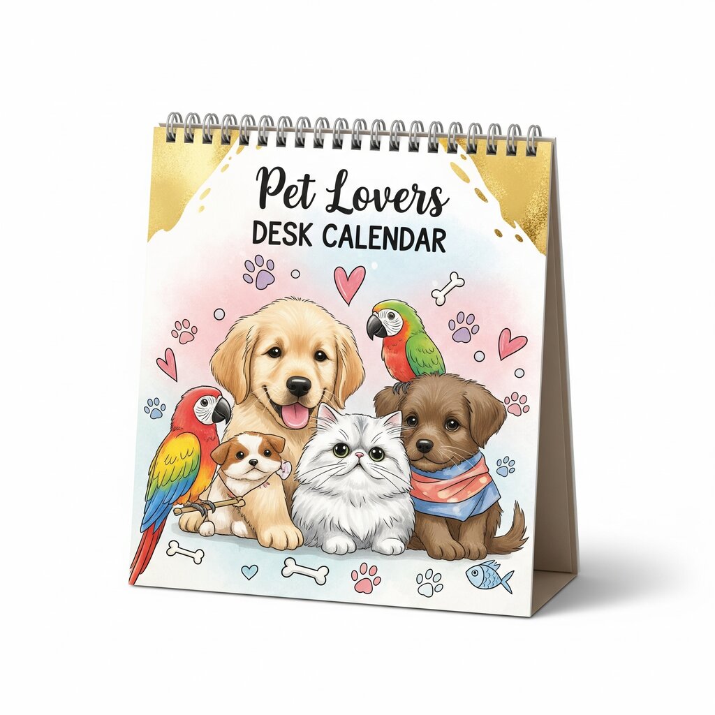 10 Mẫu Lịch Để Bàn Cá Nhân Hóa "Cực Xinh" Cho Năm Mới 2026